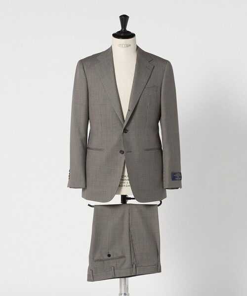 UNITED ARROWS（ユナイテッドアローズ）の「Vitale Barberis Canonico ハウンドトゥース シングル3ボタン スーツ MC‐MODEL はっ水（スーツセット・メンズ・モカ・48/46/50/42/44）」の17枚目の写真
