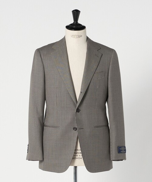UNITED ARROWS（ユナイテッドアローズ）の「Vitale Barberis Canonico ハウンドトゥース シングル3ボタン スーツ MC‐MODEL はっ水（スーツセット・メンズ・モカ・48/46/50/42/44）」の16枚目の写真