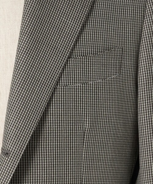 UNITED ARROWS（ユナイテッドアローズ）の「Vitale Barberis Canonico ハウンドトゥース シングル3ボタン スーツ MC‐MODEL はっ水（スーツセット・メンズ・モカ・48/46/50/42/44）」の13枚目の写真