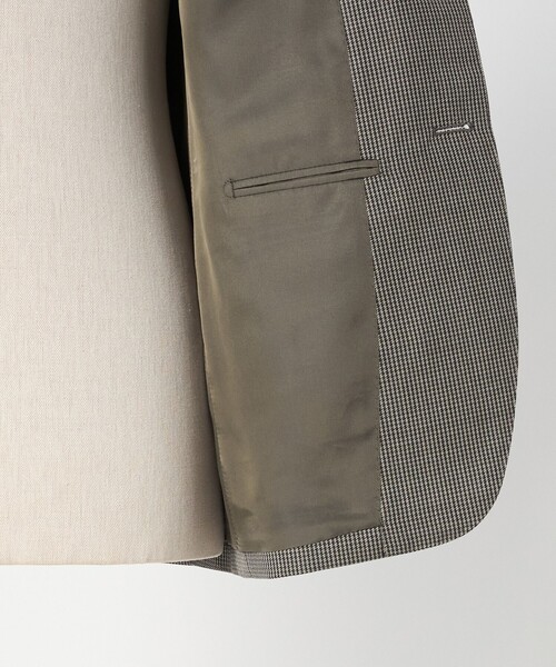 UNITED ARROWS（ユナイテッドアローズ）の「Vitale Barberis Canonico ハウンドトゥース シングル3ボタン スーツ MC‐MODEL はっ水（スーツセット・メンズ・モカ・48/46/50/42/44）」の12枚目の写真