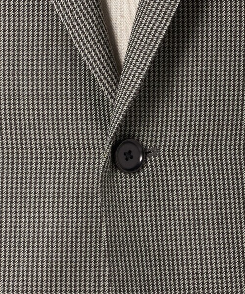 UNITED ARROWS（ユナイテッドアローズ）の「Vitale Barberis Canonico ハウンドトゥース シングル3ボタン スーツ MC‐MODEL はっ水（スーツセット・メンズ・モカ・48/46/50/42/44）」の11枚目の写真