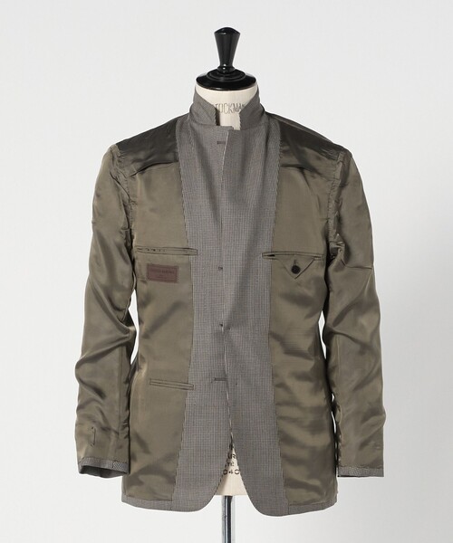 UNITED ARROWS（ユナイテッドアローズ）の「Vitale Barberis Canonico ハウンドトゥース シングル3ボタン スーツ MC‐MODEL はっ水（スーツセット・メンズ・モカ・48/46/50/42/44）」の8枚目の写真