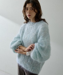 whim gazette 3Gニットプルオーバー ウィムガゼット Whim Gazette 3Gニットプルオーバー （brown
