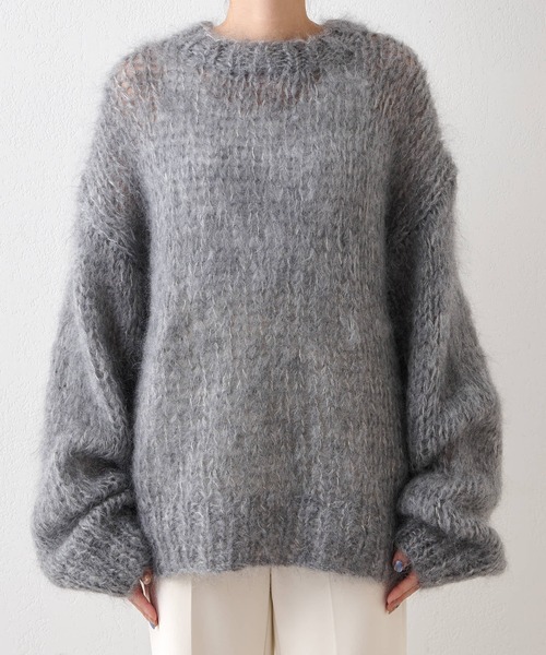 ハンドクルーニットプルオーバー（ニット/セーター）｜Whim Gazette