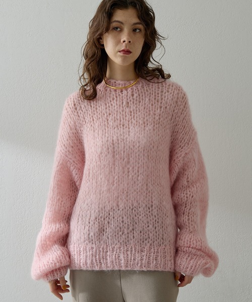 ハンドクルーニットプルオーバー（ニット/セーター）｜Whim Gazette