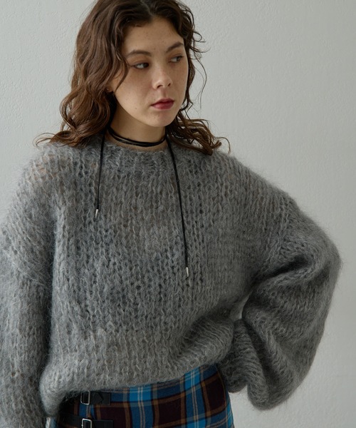 ハンドクルーニットプルオーバー（ニット/セーター）｜Whim