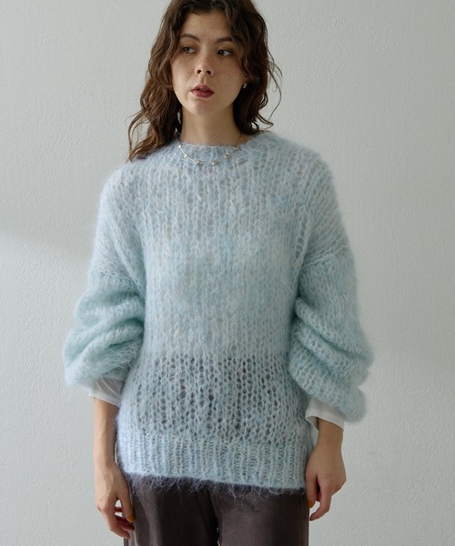 ハンドクルーニットプルオーバー（ニット/セーター）｜Whim