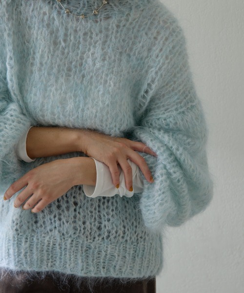 ハンドクルーニットプルオーバー（ニット/セーター）｜Whim Gazette