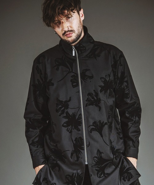 NO ID.（ノーアイディ）の「【NO ID.】Zip Long Shirt / ジップ ロング シャツ（シャツ/ブラウス・メンズ・ブラック/グレー/その他10・ONE SIZE）」の3枚目の写真