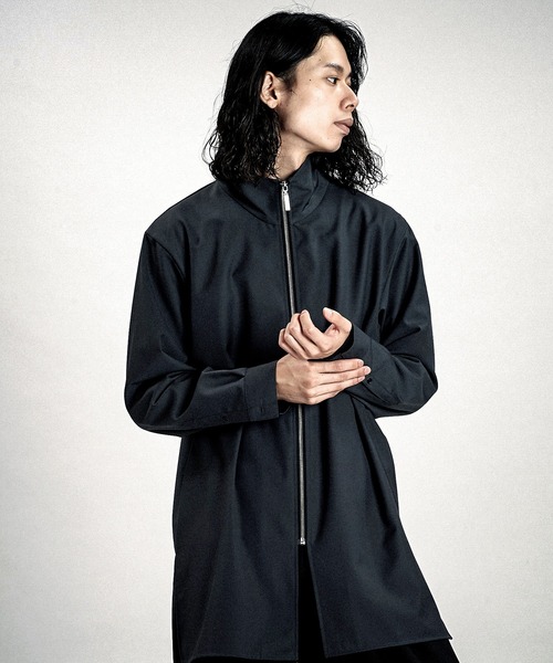 NO ID.（ノーアイディ）の「【NO ID.】Zip Long Shirt / ジップ ロング シャツ（シャツ/ブラウス・メンズ・ブラック/グレー/その他10・ONE SIZE）」の9枚目の写真