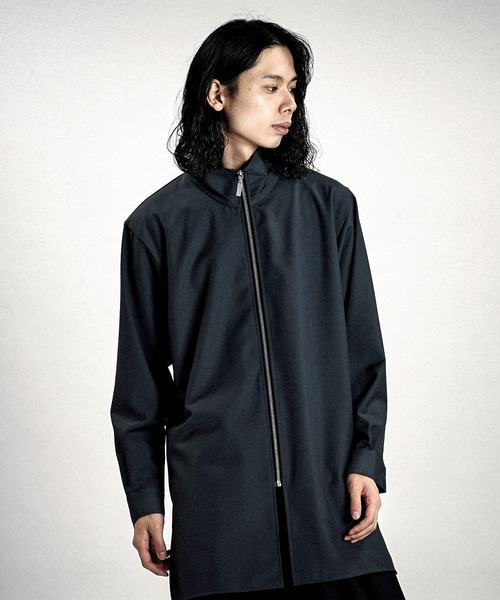 NO ID.（ノーアイディ）の「【NO ID.】Zip Long Shirt / ジップ ロング シャツ（シャツ/ブラウス・メンズ・ブラック/グレー/その他10・ONE SIZE）」の12枚目の写真