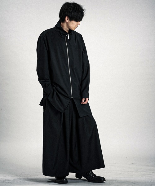 NO ID.（ノーアイディ）の「【NO ID.】Zip Long Shirt / ジップ ロング シャツ（シャツ/ブラウス・メンズ・ブラック/グレー/その他10・ONE SIZE）」の11枚目の写真
