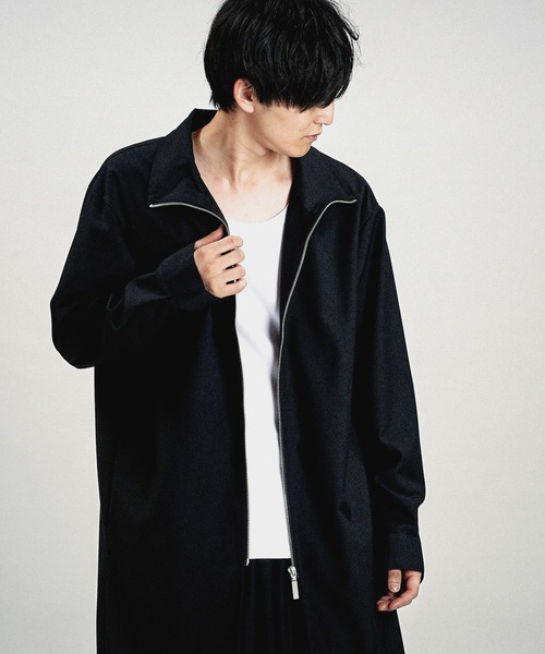 NO ID.（ノーアイディ）の「【NO ID.】Zip Long Shirt / ジップ ロング シャツ（シャツ/ブラウス・メンズ・ブラック/グレー/その他10・ONE SIZE）」の13枚目の写真