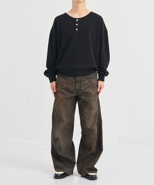 CONZ（コンズ）の「BALLON WIDE HENRY（Tシャツ/カットソー）」 - WEAR