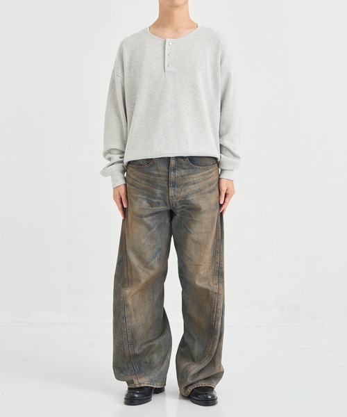CONZ（コンズ）の「BALLON WIDE HENRY（Tシャツ/カットソー）」 - WEAR