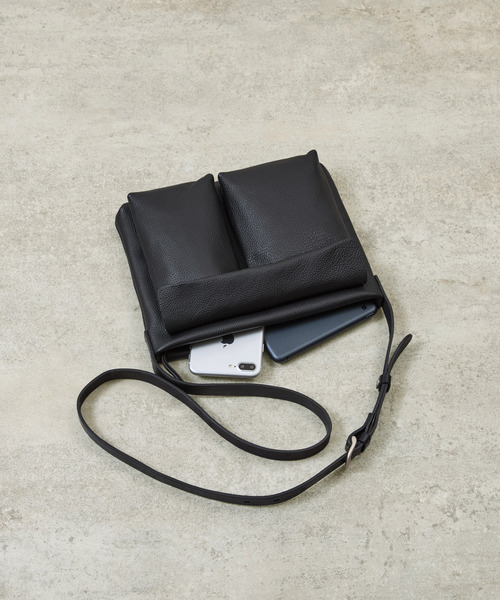 SLOW(スロウ)の「SLOW スロウ / shrink -helmet shoulder bag- シュリンクレザーショルダーバッグ 牛革ヘルメットバッグ / 858S75R(ショルダーバッグ・メンズ・ブラック/グレー/チョコ・FREE)」の8枚目の写真