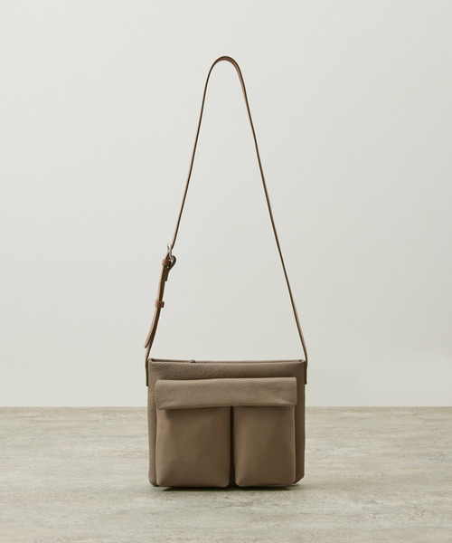 SLOW(スロウ)の「SLOW スロウ / shrink -helmet shoulder bag- シュリンクレザーショルダーバッグ 牛革ヘルメットバッグ / 858S75R(ショルダーバッグ・メンズ・ブラック/グレー/チョコ・FREE)」の10枚目の写真
