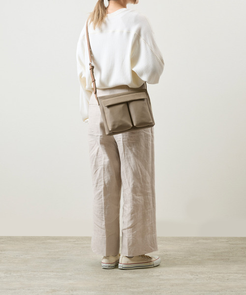 SLOW スロウ / shrink -helmet shoulder bag- シュリンクレザー