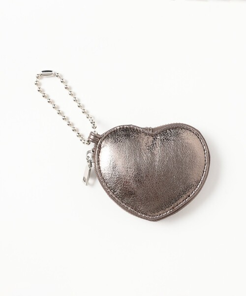 Ray BEAMS（レイビームス）の「ハート ポーチ（ポーチ・レディース・レッド/シルバー・ONE SIZE）」の8枚目の写真