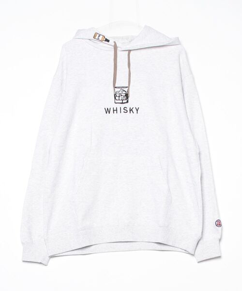 CORPUS　SELECT（コーパストーキョー）の「【YOIDORE/酔いどれ】 ウイスキー プルオーバー スウェット パーカー（パーカー・メンズ・杢グレー/ブラック/グリーン・XL/L/M）」の8枚目の写真