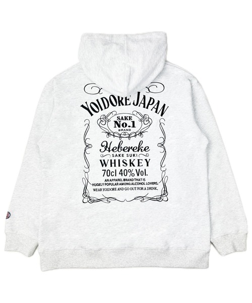 CORPUS　SELECT（コーパストーキョー）の「【YOIDORE/酔いどれ】 ウイスキー プルオーバー スウェット パーカー（パーカー・メンズ・杢グレー/ブラック/グリーン・XL/L/M）」の22枚目の写真