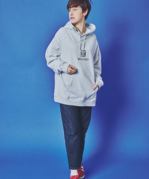 CORPUS　SELECT（コーパストーキョー）の「【YOIDORE/酔いどれ】 ウイスキー プルオーバー スウェット パーカー（パーカー・メンズ・杢グレー/ブラック/グリーン・XL/L/M）」の13枚目の写真