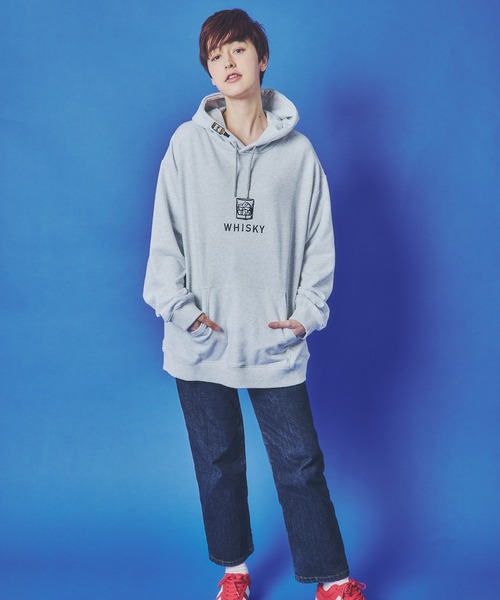CORPUS　SELECT（コーパストーキョー）の「【YOIDORE/酔いどれ】 ウイスキー プルオーバー スウェット パーカー（パーカー・メンズ・杢グレー/ブラック/グリーン・XL/L/M）」の14枚目の写真