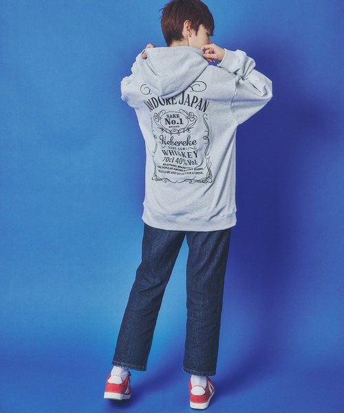 CORPUS　SELECT（コーパストーキョー）の「【YOIDORE/酔いどれ】 ウイスキー プルオーバー スウェット パーカー（パーカー・メンズ・杢グレー/ブラック/グリーン・XL/L/M）」の15枚目の写真