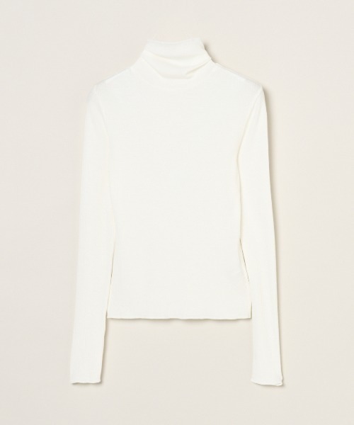 シルクカシミヤ タートルネック（ニット/セーター）｜three dots