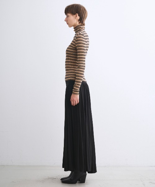 シルクカシミヤ タートルネック（ニット/セーター）｜three dots