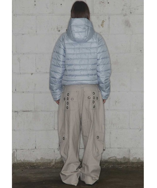 FANCY CLUB(ファンシークラブ)の「A'GEM/9 × .kom 『FANCY CLUB/ファンシークラブ』 LIGHTWEIGHT SWING PUFFER/ライトウェイト 中綿 ジャケット(ダウンジャケット/コート・レディース・ライトブルー/アイボリー/ボルドー/ライトグレー・FREE)」の9枚目の写真