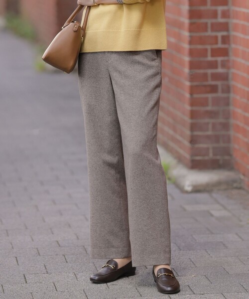 セール】シルクネップツイード スレート パンツ（その他パンツ）｜J