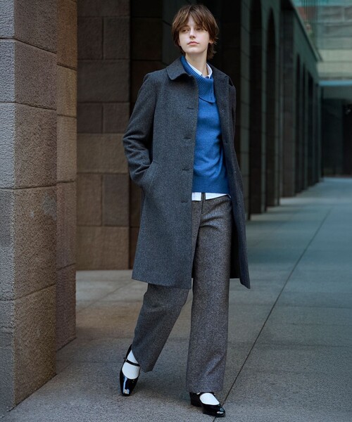 セール】シルクネップツイード スレート パンツ（その他パンツ）｜J