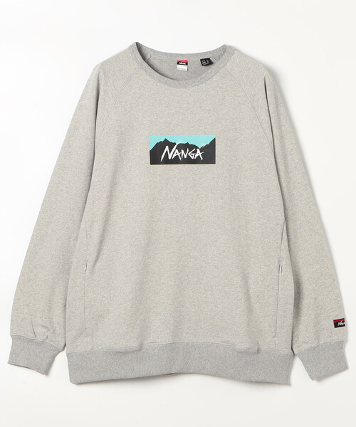 NANGA/ナンガ ECO HYBRID BOX LOGO SWEATSHIRT（スウェット）｜NANGA