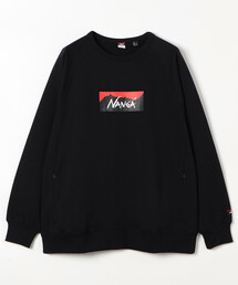 NANGA/ナンガ ECO HYBRID BOX LOGO SWEATSHIRT