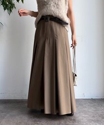 【WEB限定】タックボリュームスカート