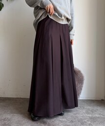 【WEB限定】タックボリュームスカート