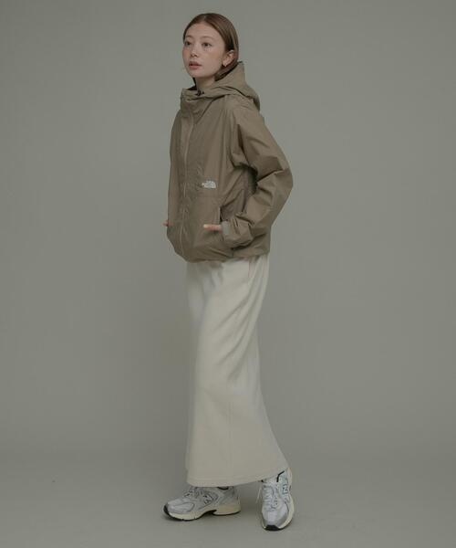 THE NORTH FACE（ザノースフェイス）の「THE NORTH FACE　COMPACT JACKET（ナイロンジャケット・レディース・アイボリー/カーキ/ブラック・LARGE/MEDIUM）」の9枚目の写真