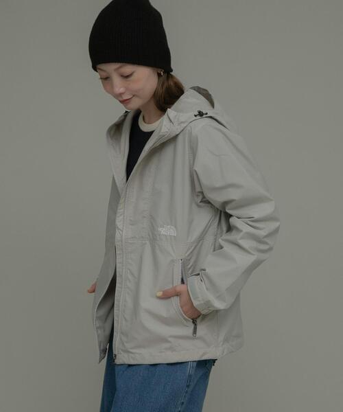 THE NORTH FACE（ザノースフェイス）の「THE NORTH FACE　COMPACT JACKET（ナイロンジャケット・レディース・アイボリー/カーキ/ブラック・LARGE/MEDIUM）」の21枚目の写真
