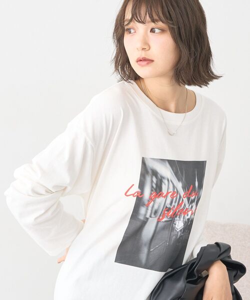 earth music&ecology（アースミュージックアンドエコロジー）の「アソートプリントロンTee（Tシャツ/カットソー・レディース・B/A/C・FREE）」の2枚目の写真