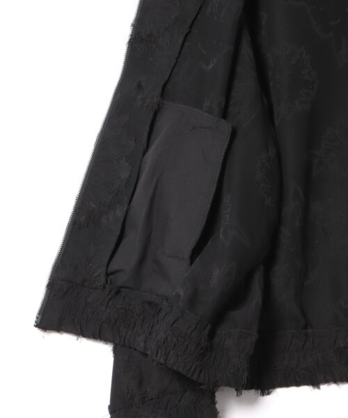Chica（チカ）の「Chica/チカ/Flower Jacquard Bomber Jacket（その他アウター・メンズ・ブラック・F）」の3枚目の写真