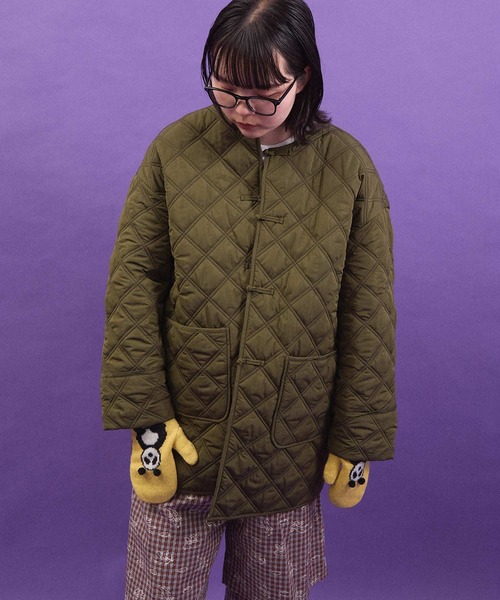 I am I in fact...(アイアムアイインファクト)の「QUILTING CHINA coat(その他アウター・レディース・ベージュ/ブラック/カーキ・FREE)」の13枚目の写真