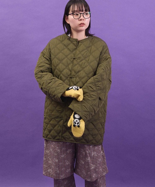 I am I in fact...(アイアムアイインファクト)の「QUILTING CHINA coat(その他アウター・レディース・ベージュ/ブラック/カーキ・FREE)」の11枚目の写真