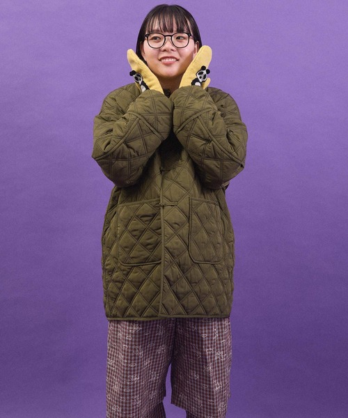 I am I in fact...(アイアムアイインファクト)の「QUILTING CHINA coat(その他アウター・レディース・ベージュ/ブラック/カーキ・FREE)」の12枚目の写真