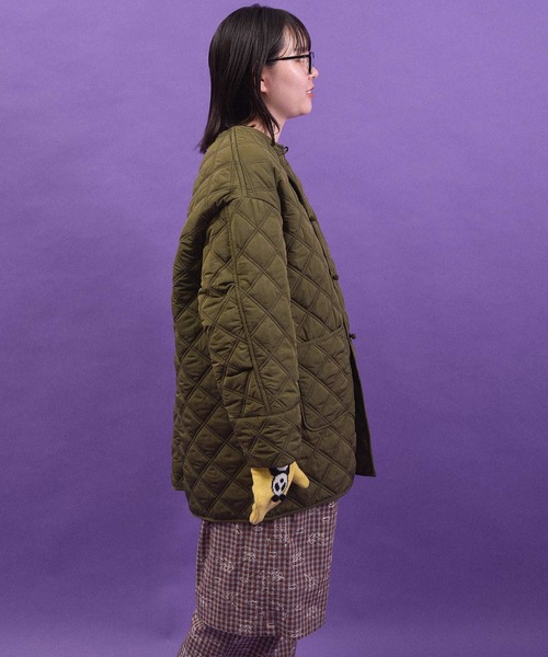 I am I in fact...(アイアムアイインファクト)の「QUILTING CHINA coat(その他アウター・レディース・ベージュ/ブラック/カーキ・FREE)」の14枚目の写真