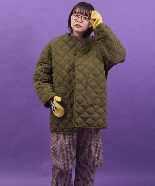 I am I in fact...(アイアムアイインファクト)の「QUILTING CHINA coat(その他アウター・レディース・ベージュ/ブラック/カーキ・FREE)」の17枚目の写真