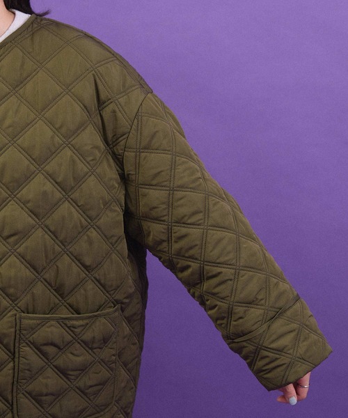 I am I in fact...(アイアムアイインファクト)の「QUILTING CHINA coat(その他アウター・レディース・ベージュ/ブラック/カーキ・FREE)」の8枚目の写真