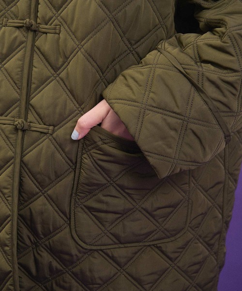 I am I in fact...(アイアムアイインファクト)の「QUILTING CHINA coat(その他アウター・レディース・ベージュ/ブラック/カーキ・FREE)」の9枚目の写真