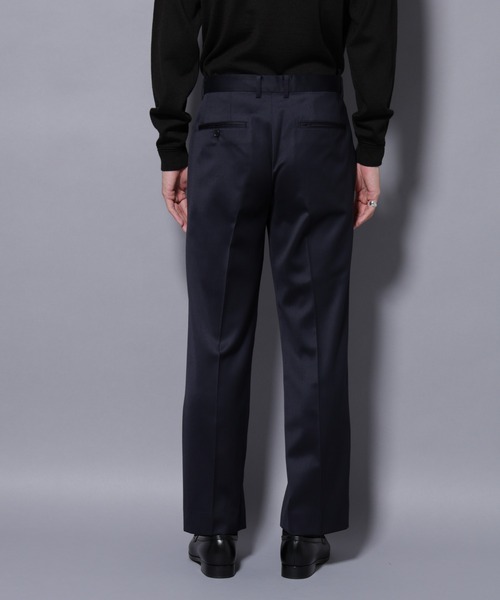 NANO universe（ナノユニバース）の「「Damerino Select」ウールシルクベネシャンパンツ（セットアップ可）（スラックス・メンズ・チャコール/ネイビー・S/M/L）」の18枚目の写真