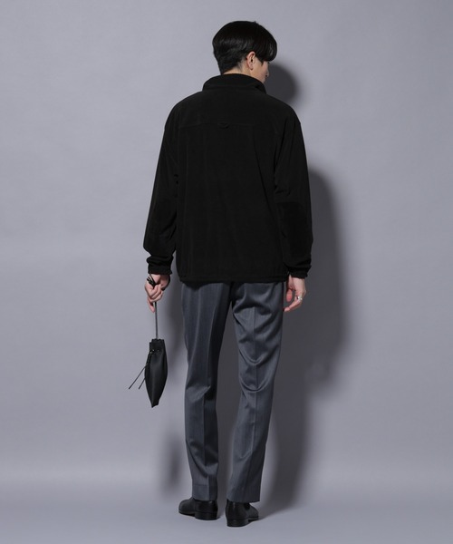 NANO universe（ナノユニバース）の「「Damerino Select」ウールシルクベネシャンパンツ（セットアップ可）（スラックス・メンズ・チャコール/ネイビー・S/M/L）」の9枚目の写真